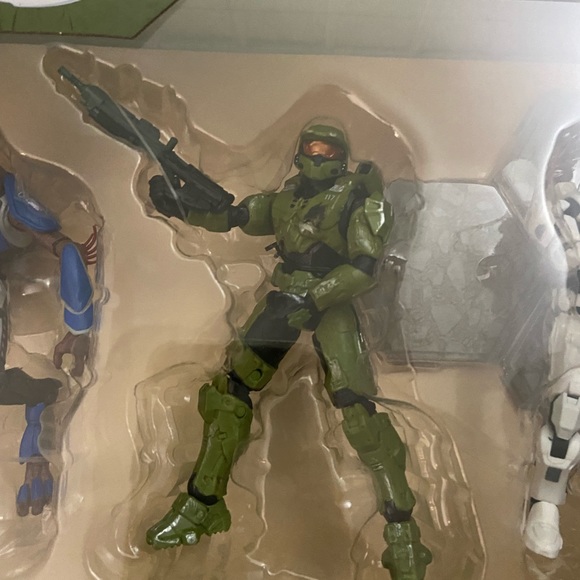 Halo Heroes & Villans Spartan Action Figure 3 Pack ~ NEW - Picture 10 of 10